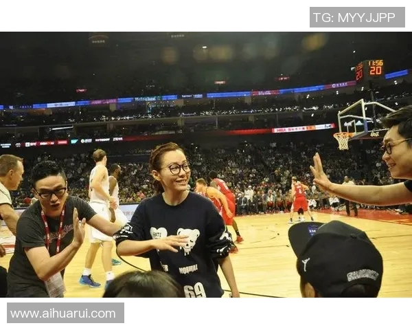 女明星遇到篮球明星